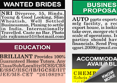 Himalayan Times Situation Wanted display classified rates